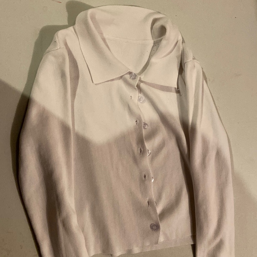 white button up